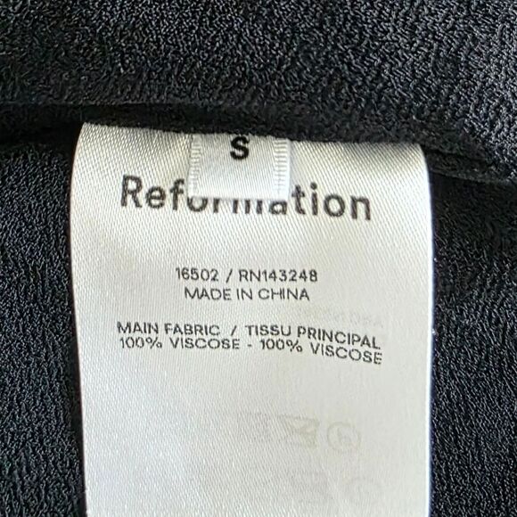 Reformation Zoe Wrap Dress in Nicole Size S - Picture 5 of 5